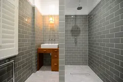 Кірпішпен ваннаға арналған плиткалар фотосуреті