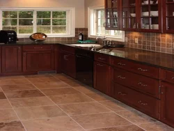 Kitchen tiles chocolate photo