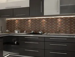 Kitchen tiles chocolate photo