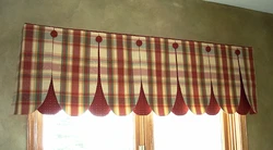 Старые шторы на кухне фото