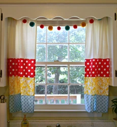 Old Curtains In The Kitchen Photo