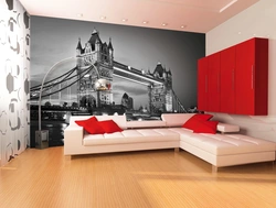 City ​​wallpaper for bedroom photo