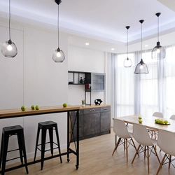 Chandelier for the kitchen minimalism photo
