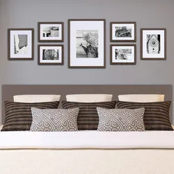 Bedroom design photo in frames