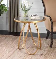 Круглый столик в спальни фото