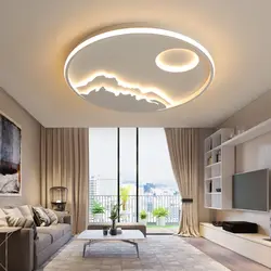 Round Ceiling In The Bedroom Photo