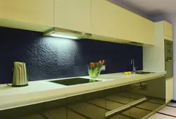 Матавая кухня глянцавы фартух фота