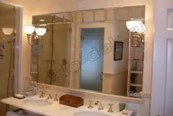 Зеркало в ванную фото встроенное