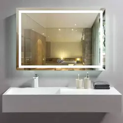 Зеркало В Ванную Фото Встроенное