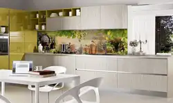 Acrylic walls in the kitchen photo