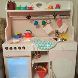 Children's corner in the kitchen photo