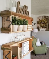 Wooden box in the kitchen photo