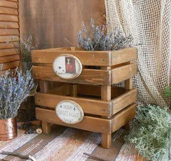 Wooden Box In The Kitchen Photo