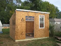 Summer Kitchen Made Of OSB Photo