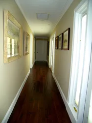 Window in a narrow hallway photo