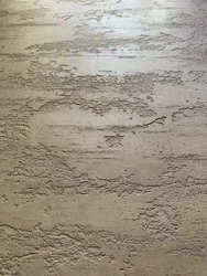 Photo of travertine plaster in the kitchen