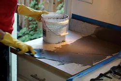 Painting Countertops In The Kitchen Photo