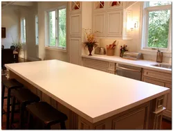 Painting countertops in the kitchen photo