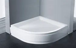 Угловой поддон в ванную фото