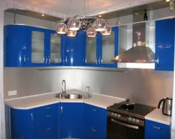 Blue corner kitchens photo