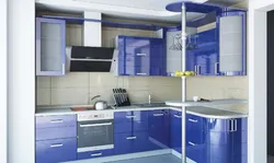 Blue corner kitchens photo