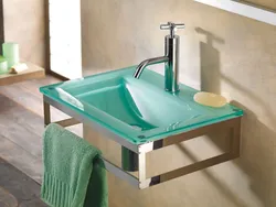 Green Sink For Bathroom Photo