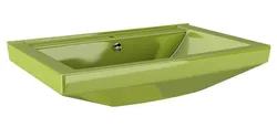 Раковина зеленая для ванной фото