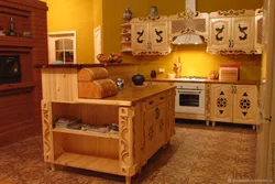 Kitchen wood handmade photo