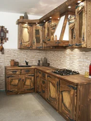 Kitchen wood handmade photo