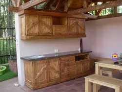 Kitchen wood handmade photo
