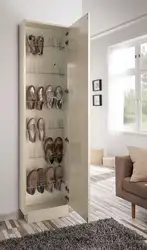 Photo of hanging shoe racks for hallway