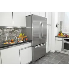 Photo Of Steel Refrigerators In The Kitchen
