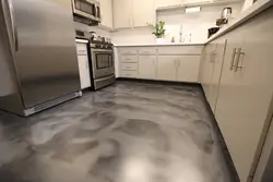 Photo of 3D floors in the kitchen