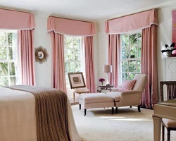 Photo of peach curtains for the living room