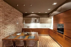 Tension walls in the kitchen photo