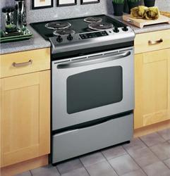 Built-in electric stoves for the kitchen photo