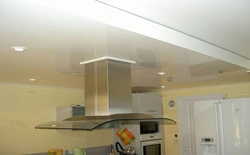 Вытяжка в потолке на кухне фото