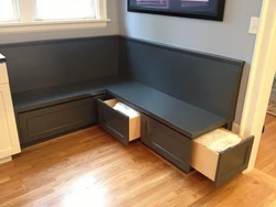 Sofa With Drawer In The Kitchen Photo