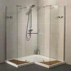 Науасы жоқ ваннаға арналған душ кабиналары фотосуреті