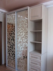 Wardrobe in the bedroom with a picture photo