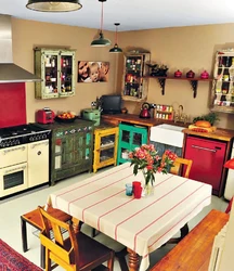 Разные стили на одной кухне фото