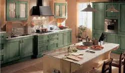 Разные стили на одной кухне фото