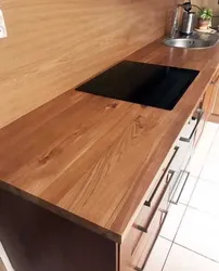 Kitchen countertop color oak photo