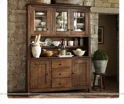 Wooden kitchen cabinets photo