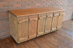 Wooden kitchen cabinets photo