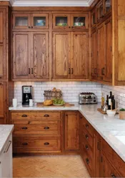 Kitchen Apron Made Of Oak Photo