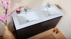 Раковина с цветами для ванной фото