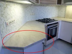 Как скосить угол на кухне фото