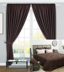 What kind of curtains for a dark bedroom photo