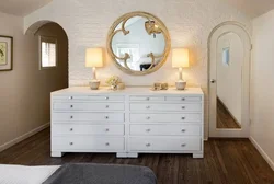 Chest Of Drawers On The Wall In The Bedroom Photo